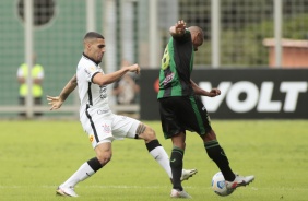 Gabriel durante a partida entre Corinthians e Amrica-MG, pelo Brasileiro