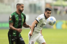 Roni durante a partida entre Corinthians e Amrica-MG, pelo Brasileiro