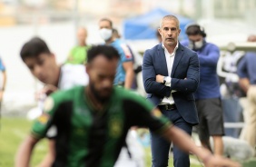 Sylvinho durante a partida entre Corinthians e Amrica-MG, pelo Brasileiro