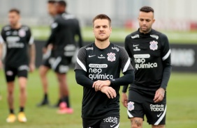 Ramiro no ltimo treino do Corinthians antes do jogo contra o Atltico-GO, pela Copa do Brasil