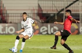 Joo Victor durante jogo entre Corinthians e Atltico-GO, pela Copa do Brasil