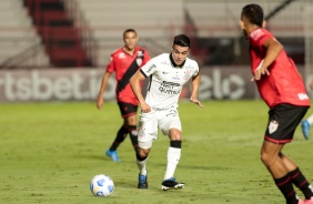 Roni durante jogo entre Corinthians e Atltico-GO, pela Copa do Brasil