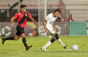 Victor Cantillo durante jogo entre Corinthians e Atltico-GO, pela Copa do Brasil