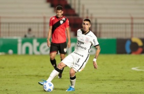 Volante Gabriel durante jogo entre Corinthians e Atltico-GO, pela Copa do Brasil