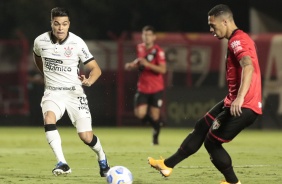 Volante Roni durante jogo entre Corinthians e Atltico-GO, pela Copa do Brasil