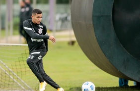 Adson durante treino do CT Dr. Joaquim Grava