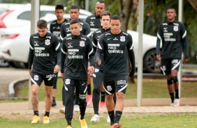 Adson e Mandaca durante treino do CT Dr. Joaquim Grava