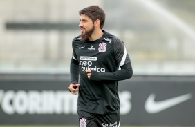 Bruno Mndez durante treino do CT Dr. Joaquim Grava