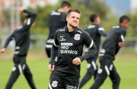 Ramiro durante treino do CT Dr. Joaquim Grava