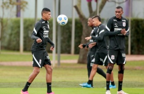 Rodrigo Varanda e Matheus Alexandre durante treino do CT Dr. Joaquim Grava