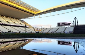 Neo Qumica Arena pronta para o jogo entre Corinthians e Red Bull Bragantino, pelo Brasileiro