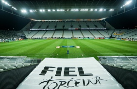 Neo Química Arena pronta para receber o duelo entre Corinthians e Red Bull Bragantino