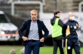 Sylvinho no jogo entre Corinthians e Red Bull Bragantino, pelo Brasileiro, na Neo Qumica Arena