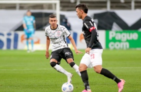 Victor Cantillo na partida entre Corinthians e Red Bull Bragantino, na Neo Qumica Arena