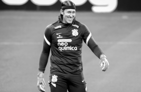 Cássio durante jogo entre Corinthians e Red Bull Bragantino, pelo Brasileirão