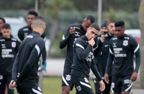 Gabriel no ltimo treino do Corinthians antes do duelo contra o Bahia
