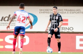 Mateus Vital na partida entre Corinthians e Bahia, pelo Brasileiro, em Pituau