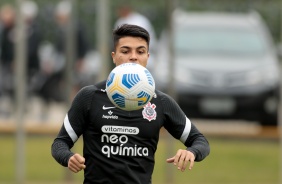 Roni no ltimo treino do Corinthians antes do duelo contra o Bahia