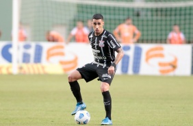 Volante Gabriel na partida entre Corinthians e Bahia, pelo Brasileiro, em Pituau