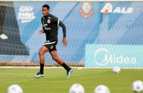 Cau durante treino do Corinthians no CT Dr. Joaquim Grava