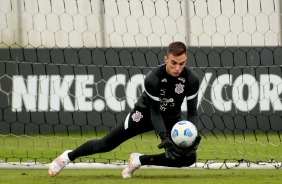 Matheus Donelli durante treinamento do Corinthians em preparao para duelo contra o Sport