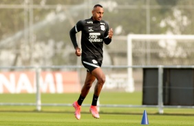 Raul Gustavo durante treino do Corinthians no CT Dr. Joaquim Grava