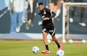 Rodrigo Varanda durante treino do Corinthians no CT Dr. Joaquim Grava