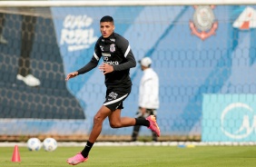 Rodrigo Varanda durante treino do Corinthians no CT Dr. Joaquim Grava