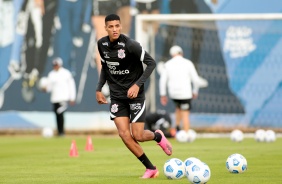 Rodrigo Varanda durante treino do Corinthians no CT Dr. Joaquim Grava