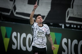 Gustavo Silva durante jogo entre Corinthians e Sport, na Neo Química Arena, pelo Brasileirão
