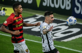 Gustavo Silva durante partida entre Corinthians e Sport, na Neo Química Arena, pelo Brasileiro