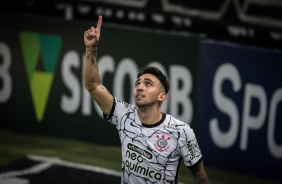 Gustavo Silva marcou o primeiro gol do Corinthians contra o Sport, na Neo Qumica Arena