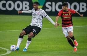 J durante partida entre Corinthians e Sport, na Neo Qumica Arena, pelo Campeonato Brasileiro