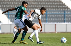 Matheus Matias no jogo entre Corinthians e Coritiba pelo Campeonato Brasileiro de Aspirantes 2021