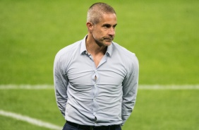 Sylvinho comandou a primeira vitria do Corinthians na Neo Qumica Arena, pelo Brasileiro 2021