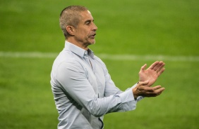 Sylvinho no jogo entre Corinthians e Sport, pelo Campeonato Brasileiro, na Neo Qumica Arena