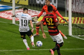 Gustavo Mosquito no jogo entre Corinthians e Sport, na Neo Química Arena, pelo Brasileiro