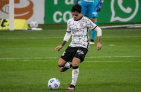 Lateral Fagner no jogo entre Corinthians e Sport, na Neo Química Arena, pelo Brasileiro