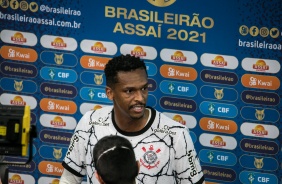 J durante partida entre Corinthians e Sport, pelo Brasileiro, na Neo Qumica Arena