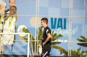 Lucas Piton no treino preparatrio para jogo entre Corinthians e Fluminense