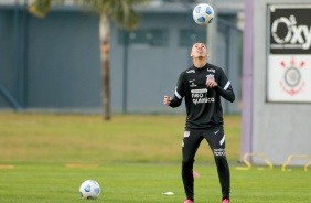 Gabriel Pereira no ltimo treinamento do Corinthians antes do Majestoso contra o So Paulo