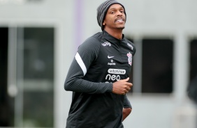 J no ltimo treinamento do Corinthians antes do Majestoso contra o So Paulo