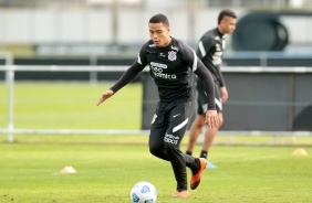 Luis Mandaca no ltimo treinamento do Corinthians antes do Majestoso contra o So Paulo