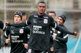 Matheus Alexandre no ltimo treinamento do Corinthians antes do Majestoso contra o So Paulo