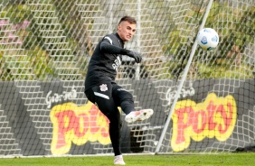 Matheus Donelli no ltimo treinamento do Corinthians antes do Majestoso contra o So Paulo