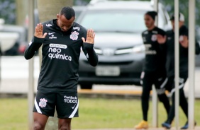 Raul Gustavo no ltimo treinamento do Corinthians antes do Majestoso contra o So Paulo