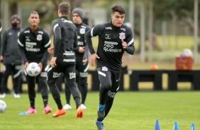 Roni no ltimo treinamento do Corinthians antes do Majestoso contra o So Paulo