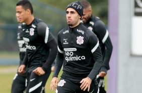 Volante Gabriel no ltimo treinamento do Corinthians antes do Majestoso contra o So Paulo