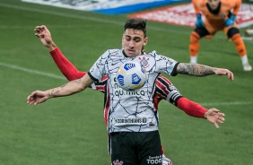 Gustavo Silva durante partida entre Corinthians e So Paulo, na Neo Qumica Arena