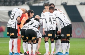 Titulares do Corinthians antes do clssico com o So Paulo